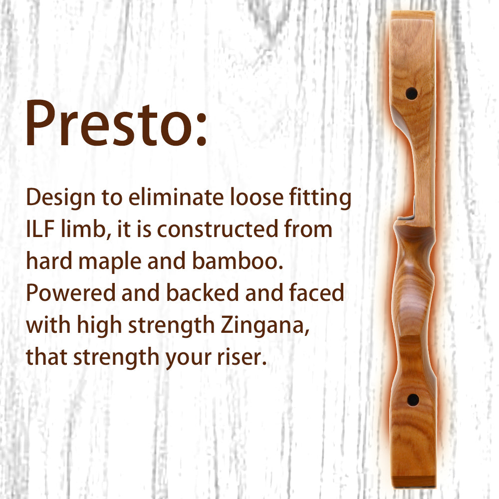 Wood Handle Grips Bow Riser ILF Riser 15" 17" And 19"