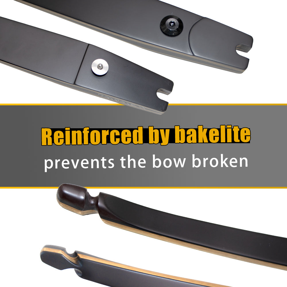 Archery 25Lbs -55Lbs ILF LongBow Limbs Carbon Fiber LongBow Limbs 60“ 62” 64“