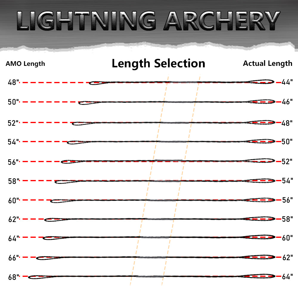 Lightning Archery B55 Recurve Bow Replacement Bowstring