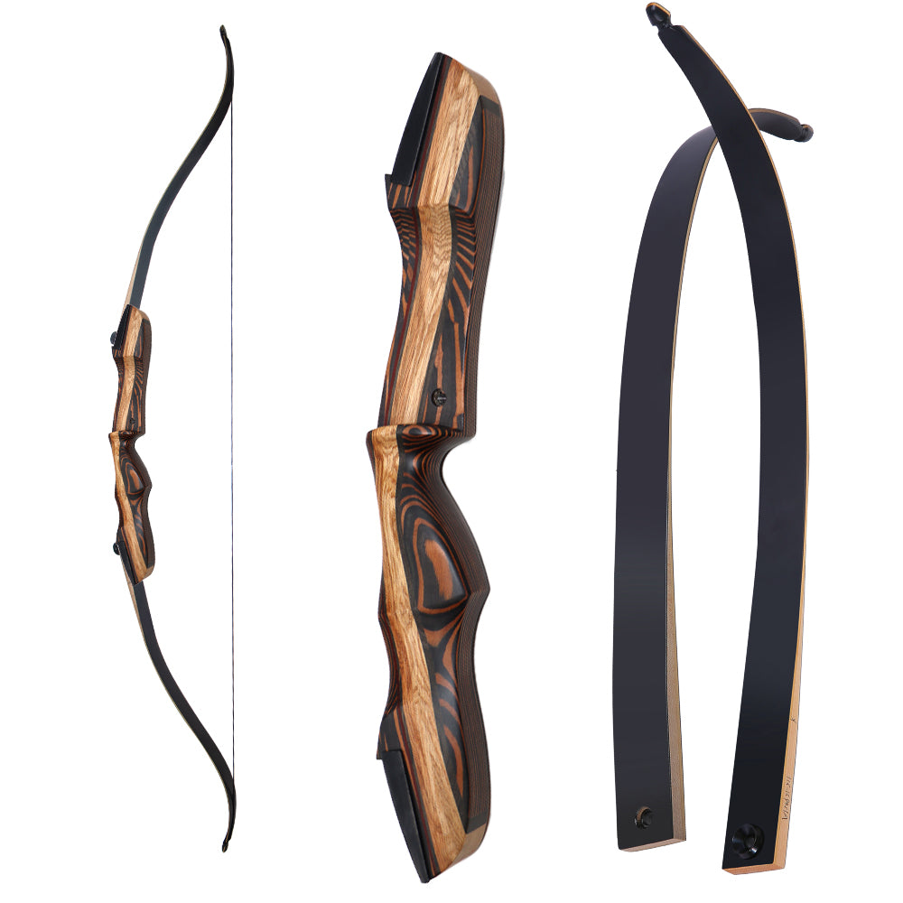 HIGH QUALITY 64“ TAKE-DOWN RECURVE BOW 25LBS-60LBS